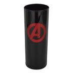 Produktbild Avengers Logo Glas schwarz