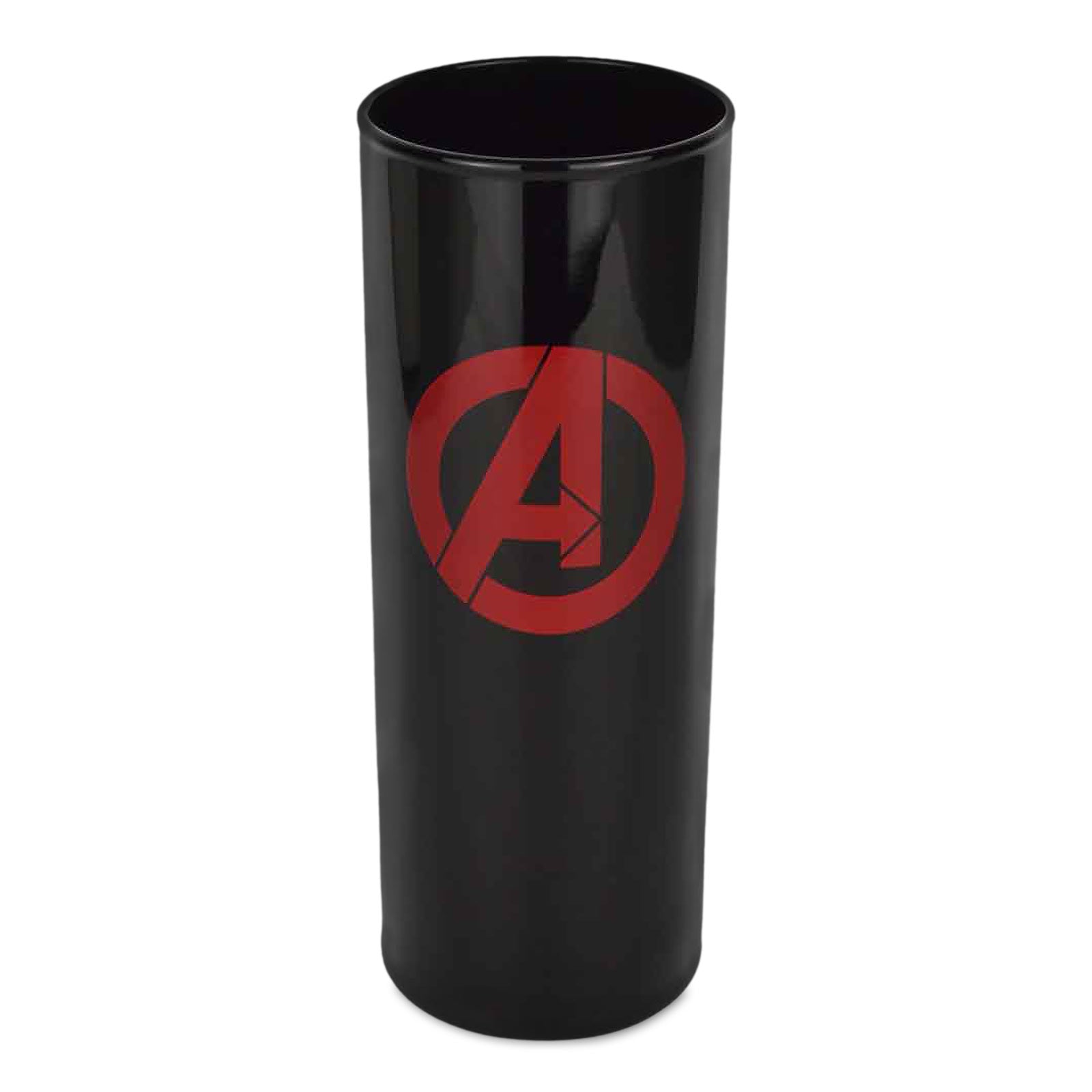 Produktbild Avengers Logo Glas schwarz