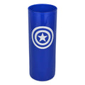 Produktbild Captain America - Shield Logo Glas blau