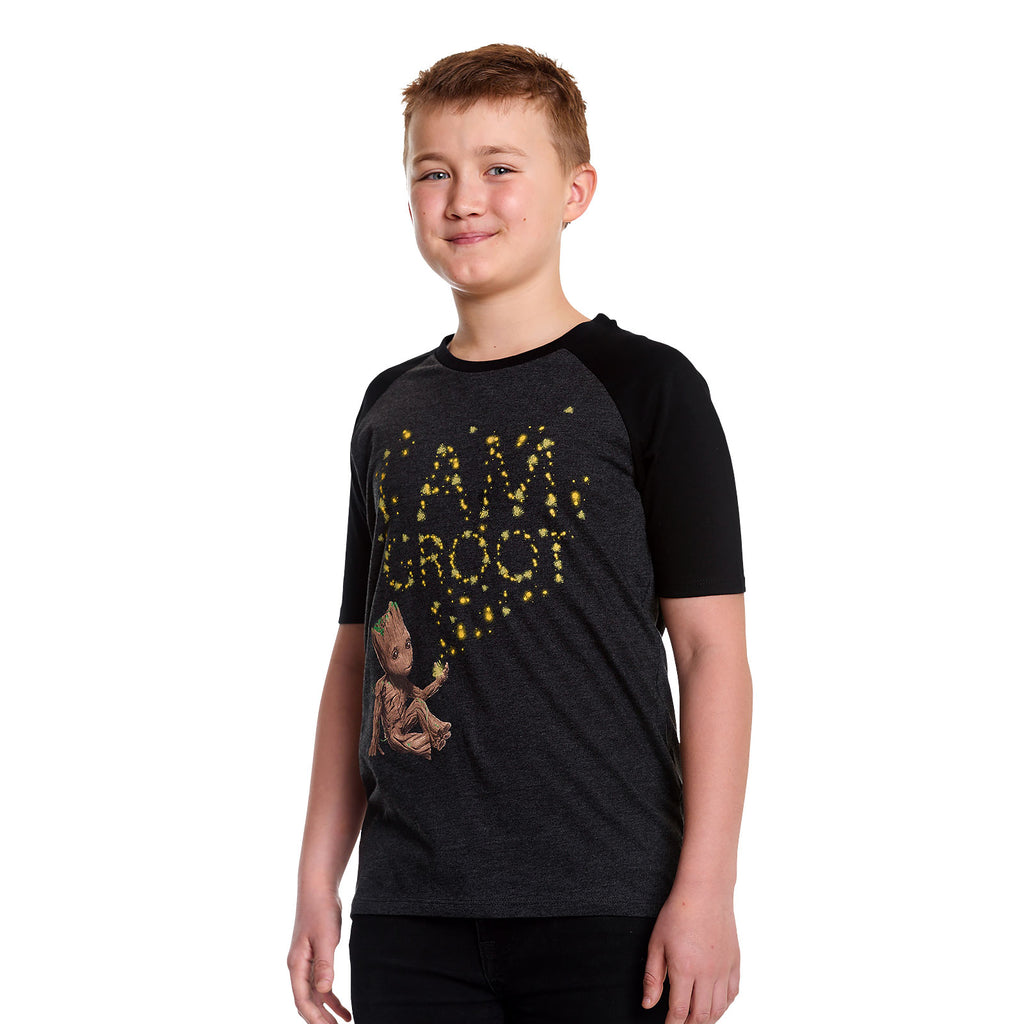 Product image Guardians of the Galaxy - Groot Glow in the Dark Kids T-Shirt Grey