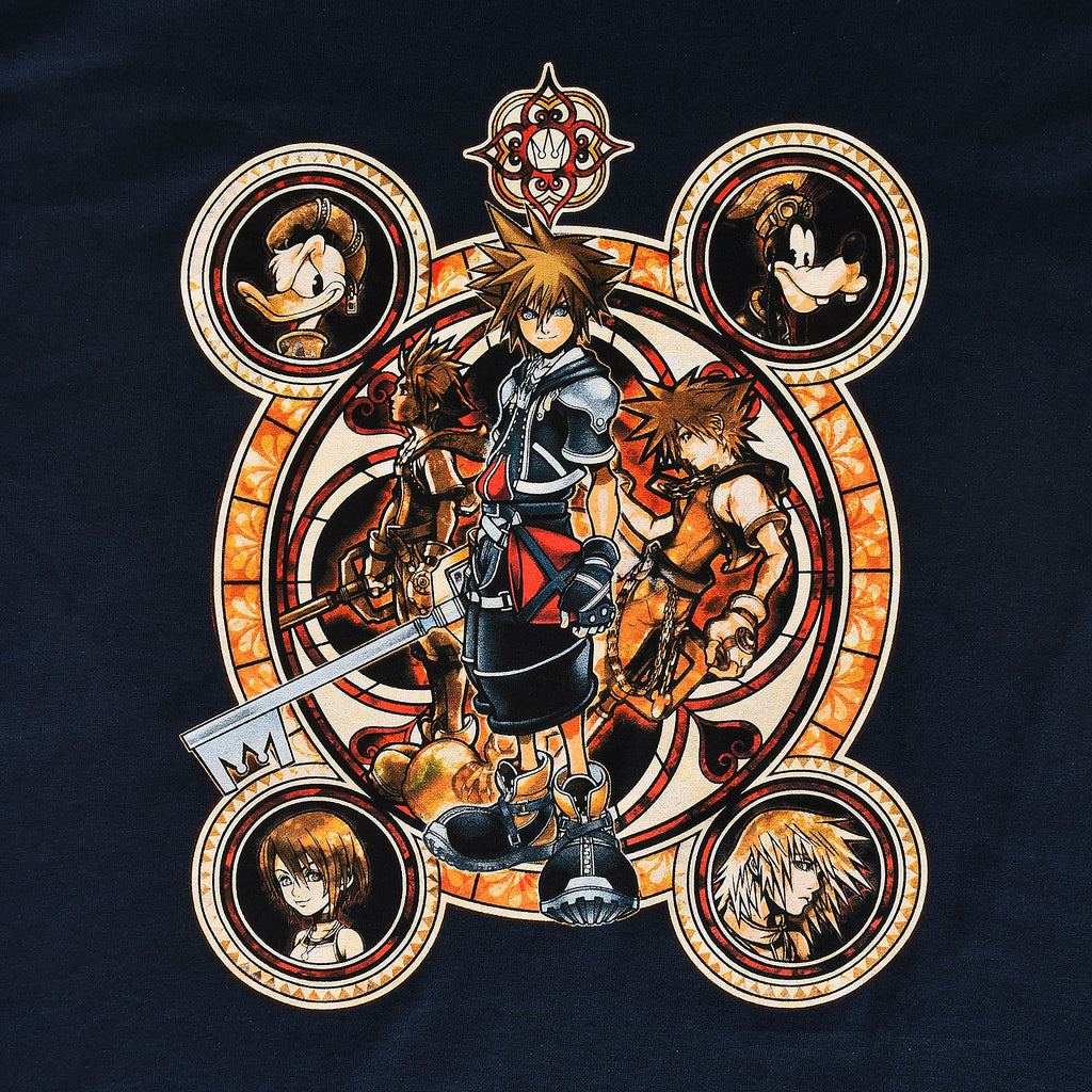 Produktbild Kingdom Hearts - Characters T-Shirt blau