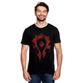 Produktbild World of Warcraft - Horde Spray Logo T-Shirt schwarz