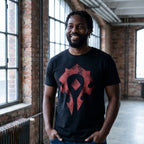 Produktbild World of Warcraft - Horde Spray Logo T-Shirt schwarz