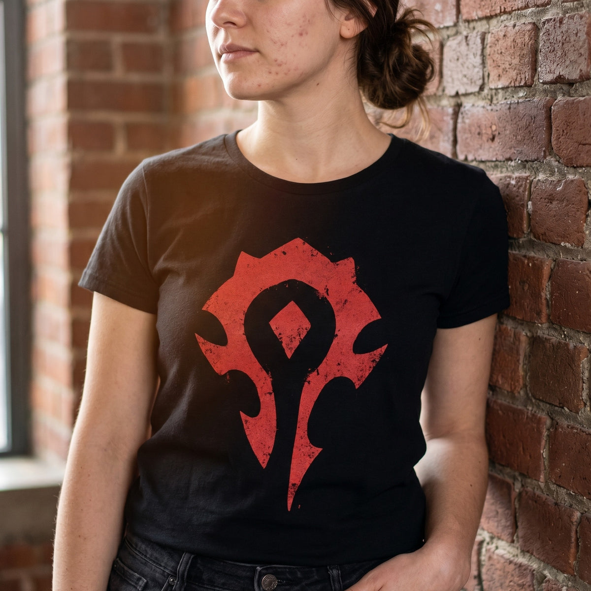 Produktbild World of Warcraft - Horde Spray Logo T-Shirt schwarz