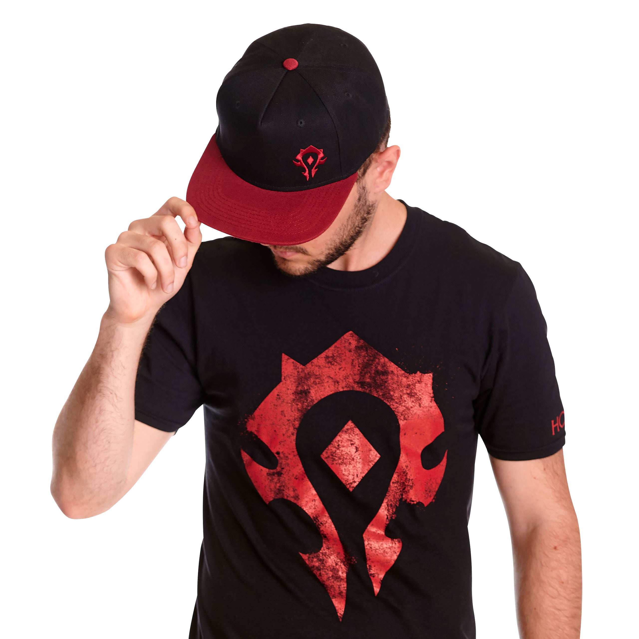 Produktbild World of Warcraft - Horde Logo Snapback Cap schwarz-rot