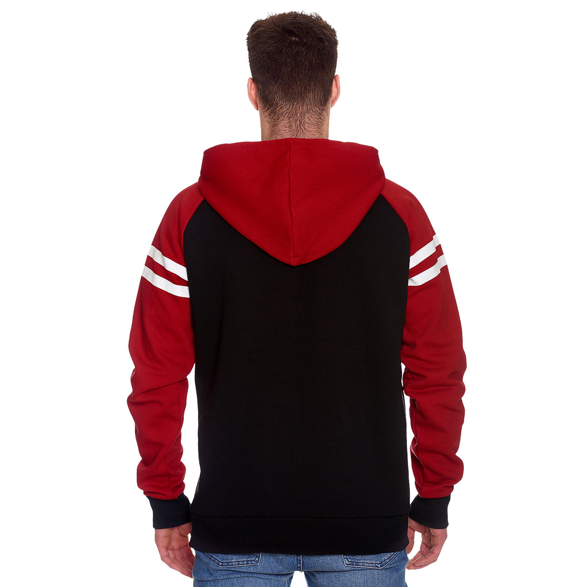 Produktbild Marvel - Logo Hoodie rot-schwarz