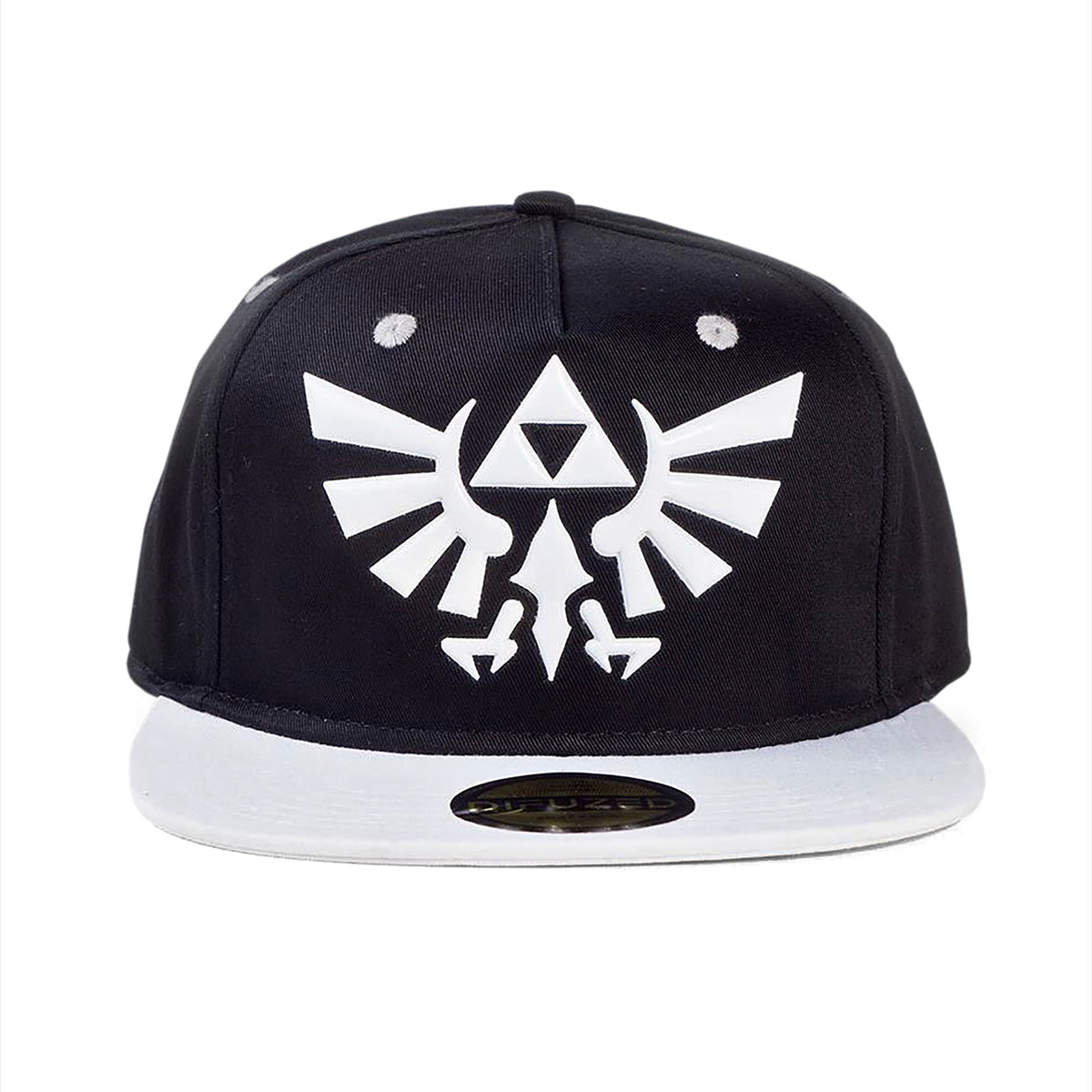 Product image Zelda - Hyrule Logo Snapback Cap black-white