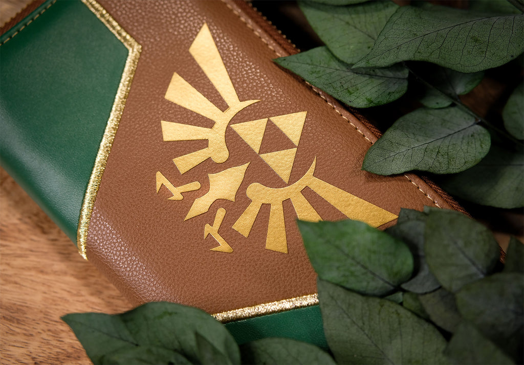 Produktbild Zelda - Hyrule Logo Geldbörse grün-braun
