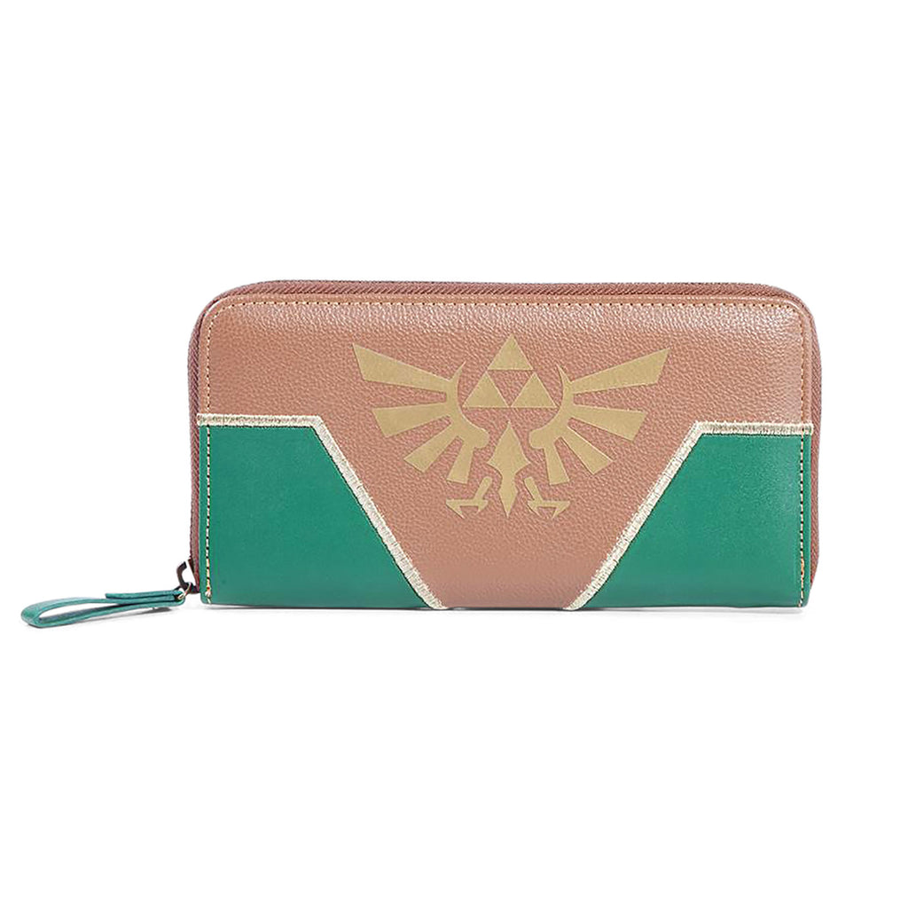 Produktbild Zelda - Hyrule Logo Geldbörse grün-braun