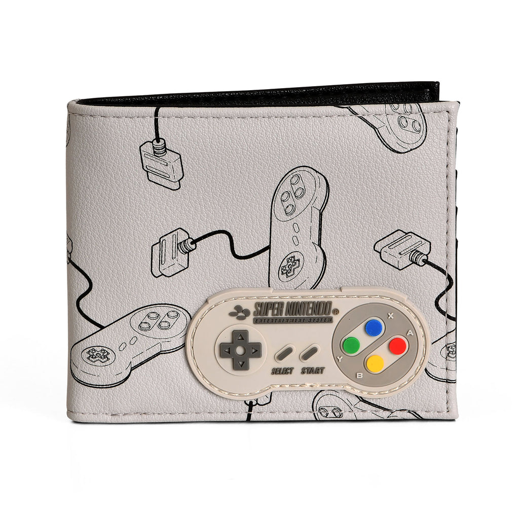Nintendo - SNES Controller Geldbörse grau