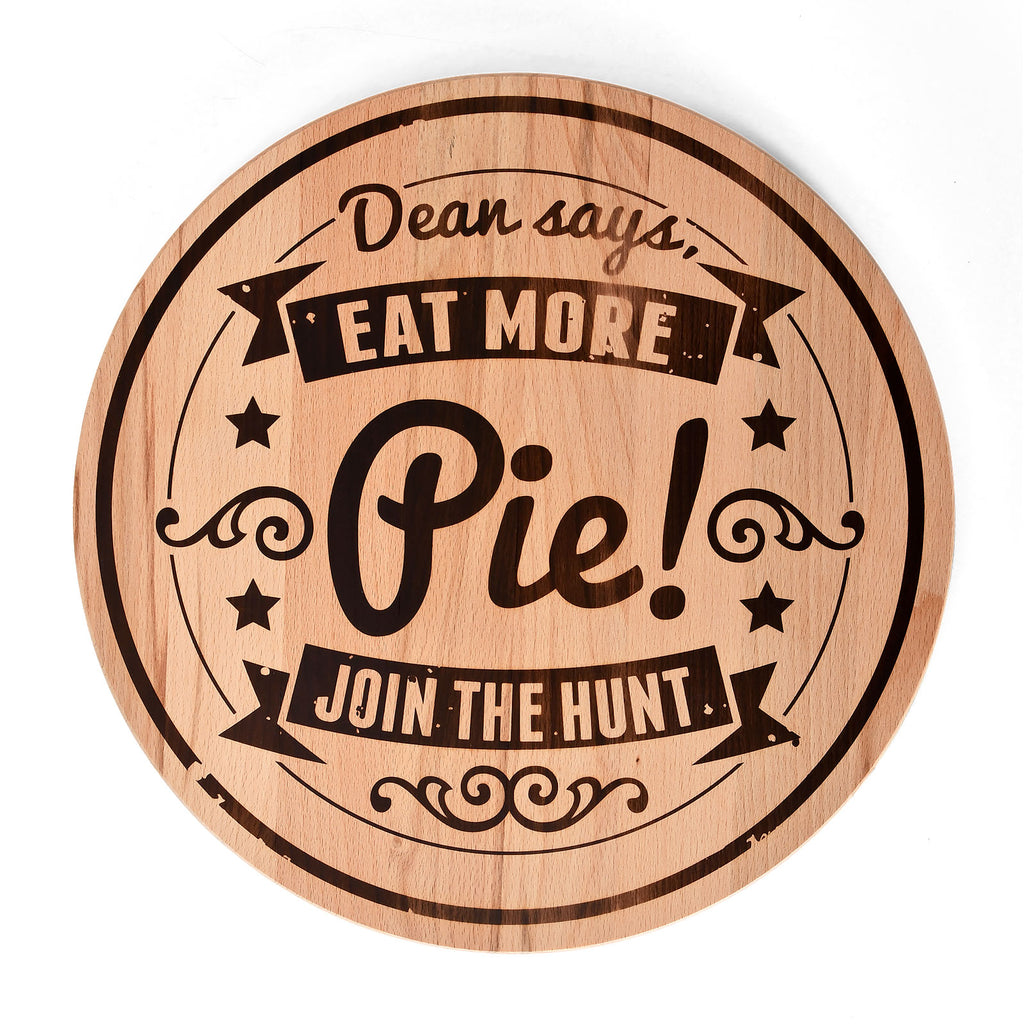 Produktbild Supernatural - Eat More Pie Schneidebrett Buche