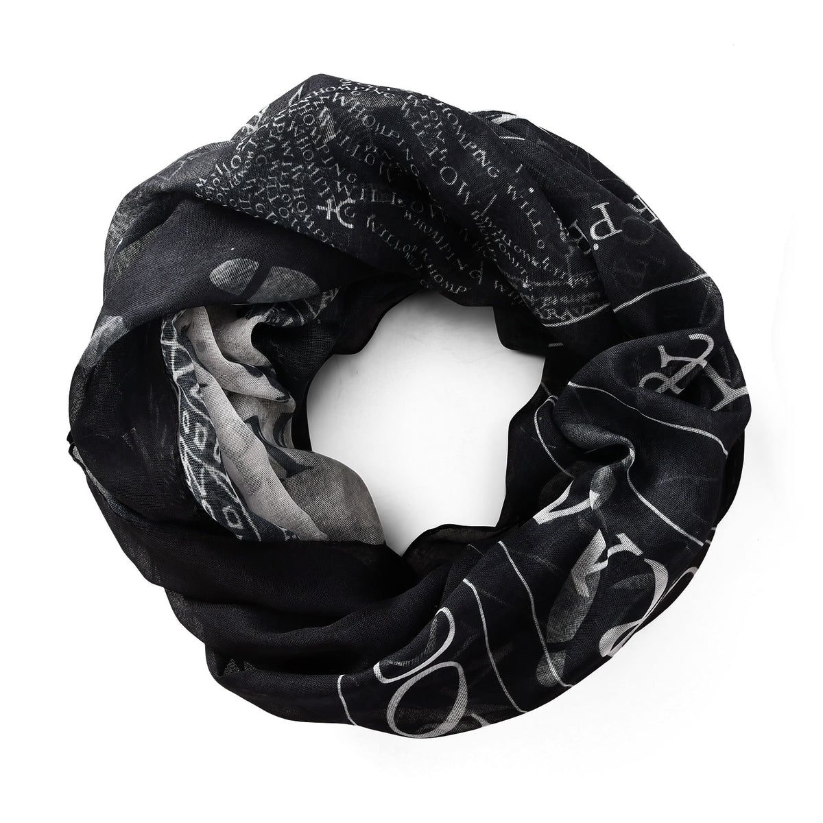 Produktbild Harry Potter - Karte des Rumtreibers Loop Schal schwarz