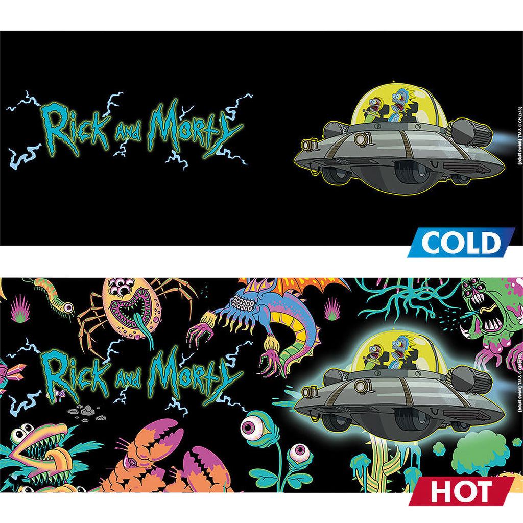 Produktbild Rick and Morty - Spaceship Thermoeffekt Tasse