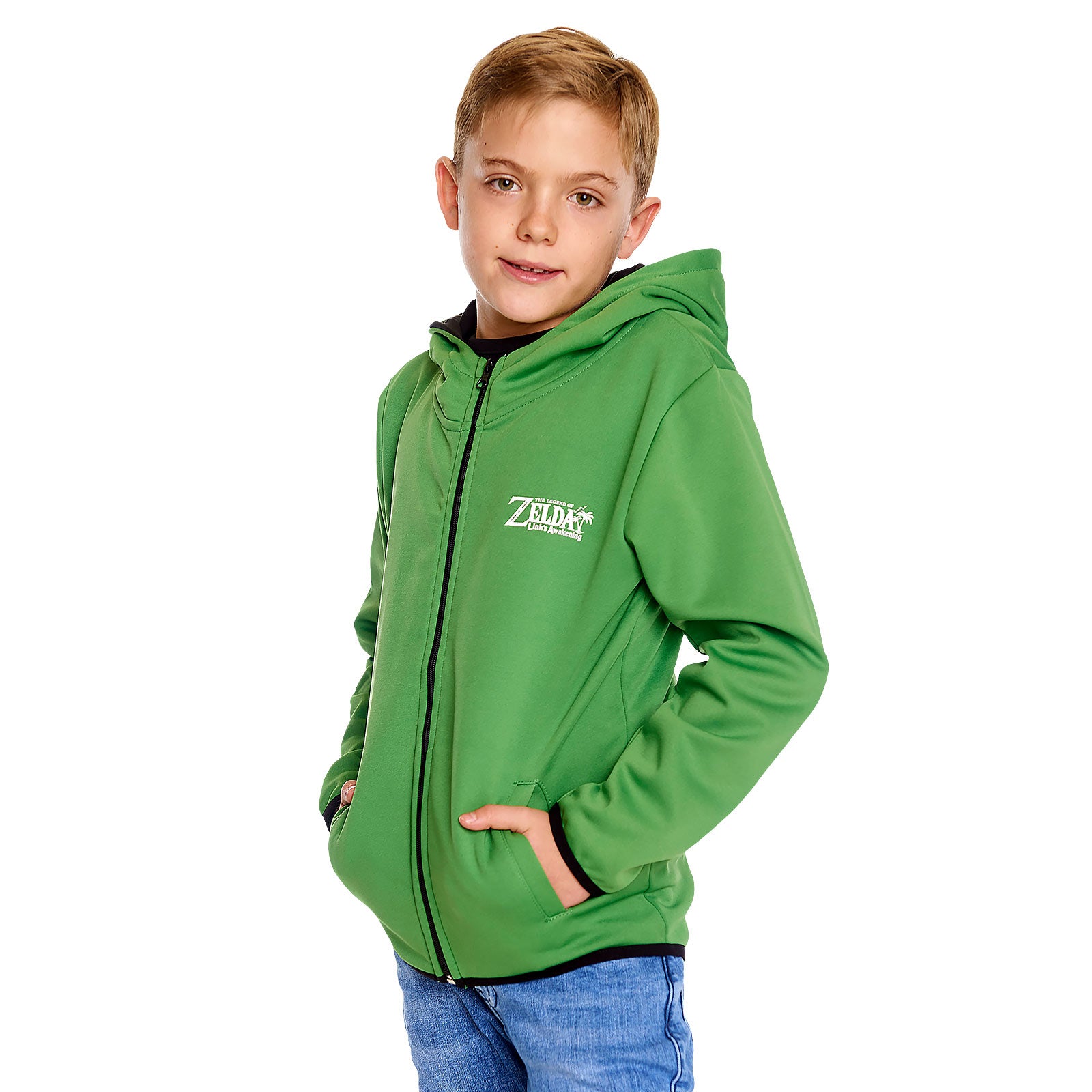 Produktbild Zelda - Link's Awakening Kapuzenjacke Kinder grün
