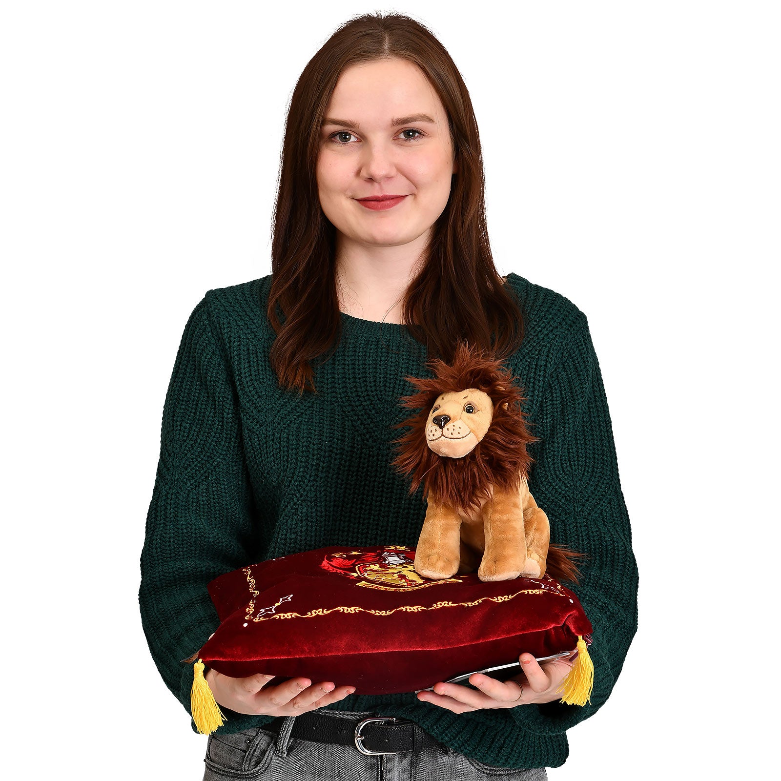 Produktbild Harry Potter - Gryffindor Wappen Kissen mit Plüsch Figur