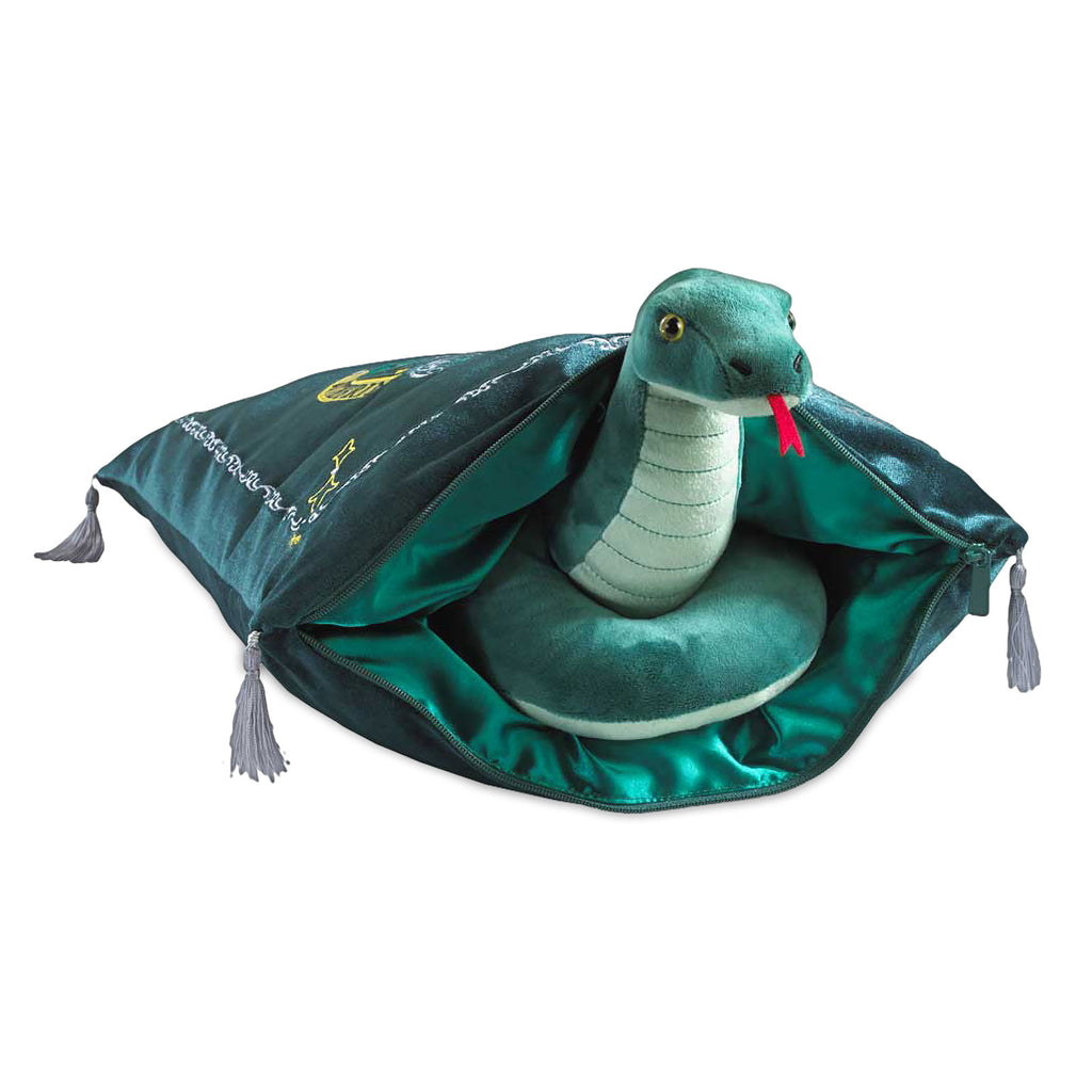 Produktbild Harry Potter - Slytherin Wappen Kissen mit Plüsch Figur