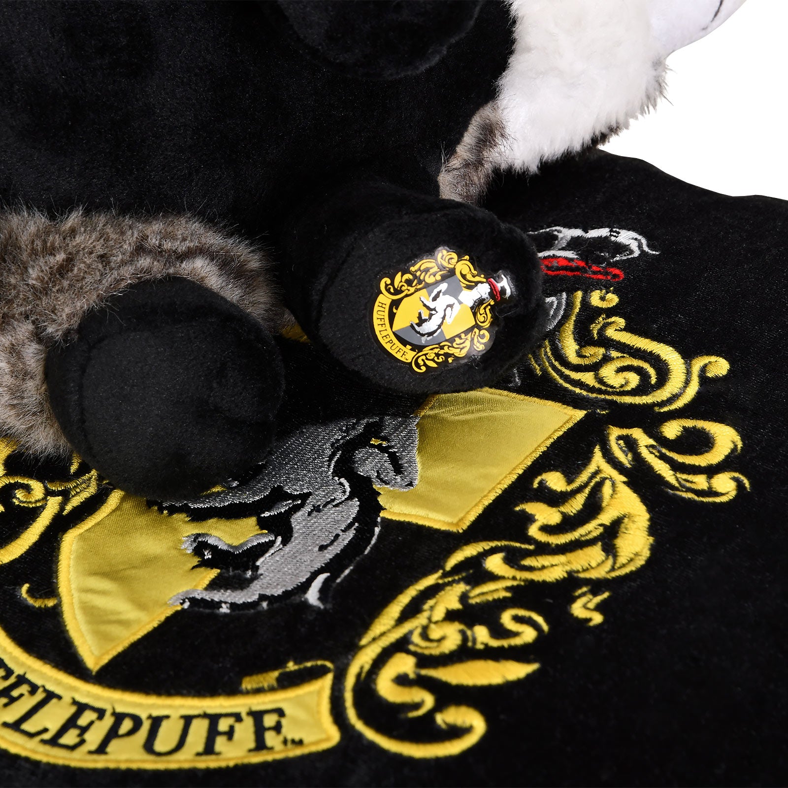 Produktbild Harry Potter - Hufflepuff Wappen Kissen mit Plüsch Figur