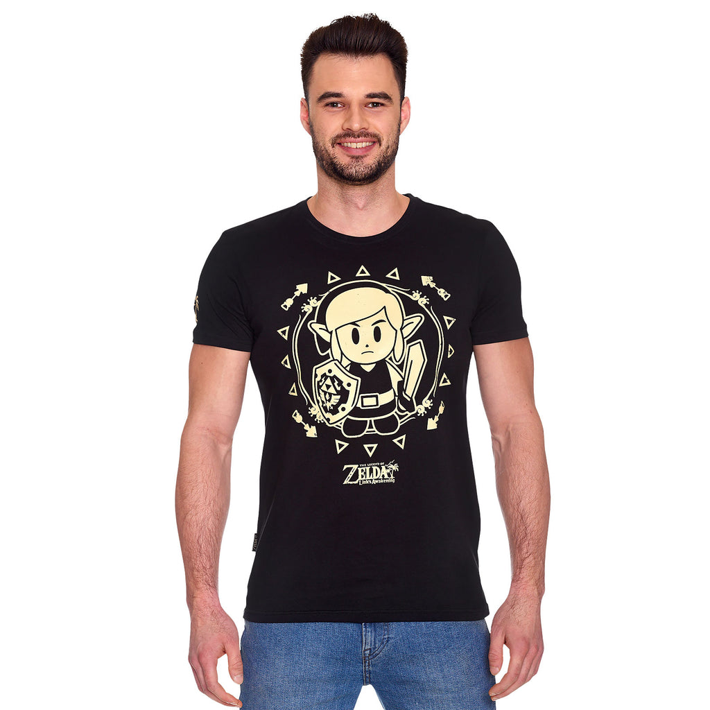 Produktbild Zelda - Link's Awakening Tribal T-Shirt schwarz