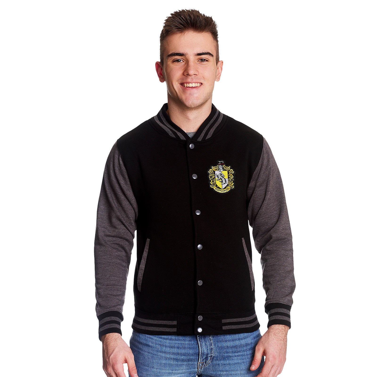 Produktbild Harry Potter - Hufflepuff Wappen College Jacke