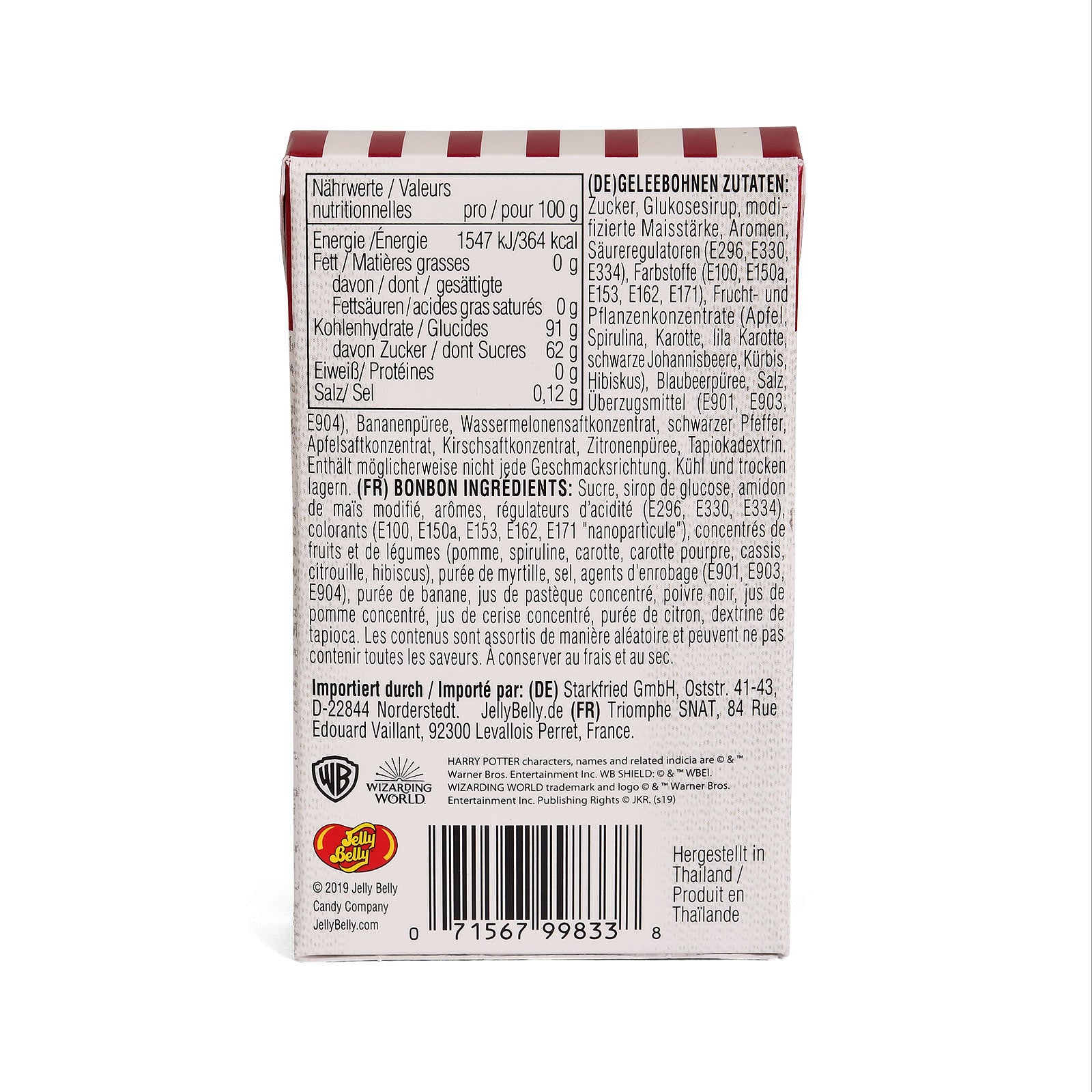 Produktbild Harry Potter - Bertie Botts Bohnen 35g Schachtel