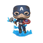 Produktbild Avengers - Captain America Mjölnir & Broken Shield Endgame Funko Pop Wackelkopf-Figur