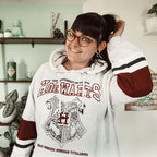 Produktbild Harry Potter - Hogwarts School Crop Hoodie Damen grau
