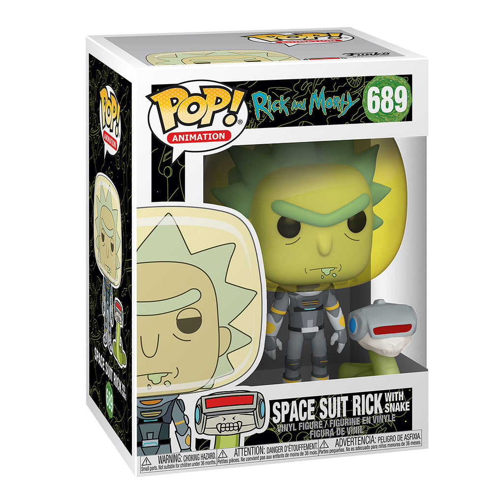Produktbild Rick and Morty - Space Suit Rick With Snake Funko Pop Figur