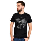 Produktbild Wolf Emblem T-Shirt für Witcher Fans schwarz