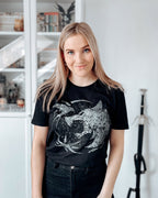 Produktbild Wolf Emblem T-Shirt für Witcher Fans schwarz