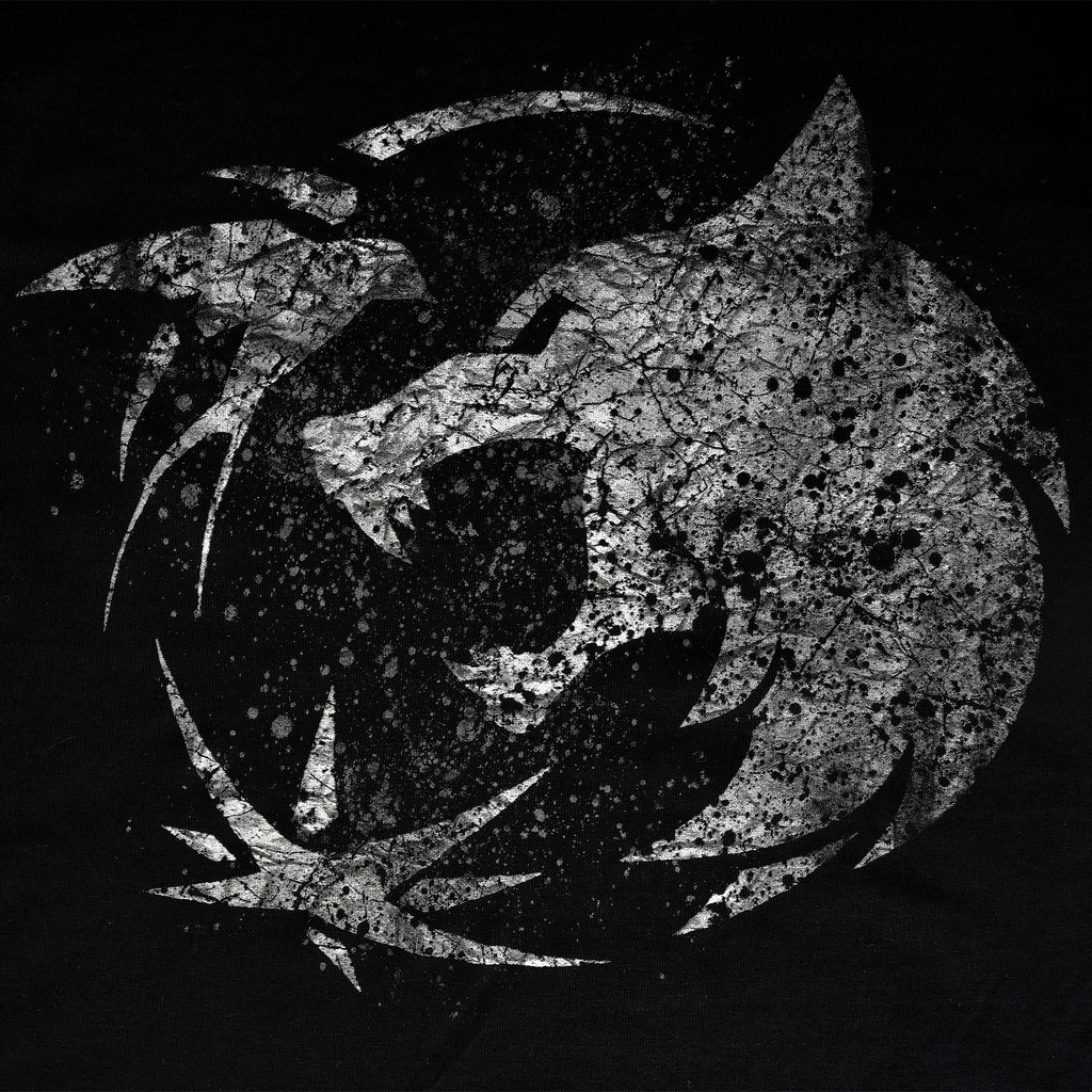 Produktbild Wolf Emblem T-Shirt für Witcher Fans schwarz