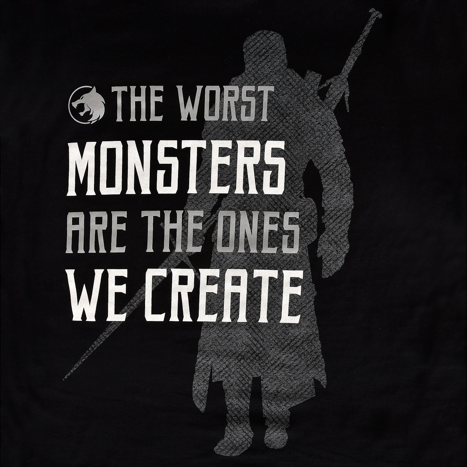 Produktbild Monsters We Create T-Shirt für Witcher Fans schwarz