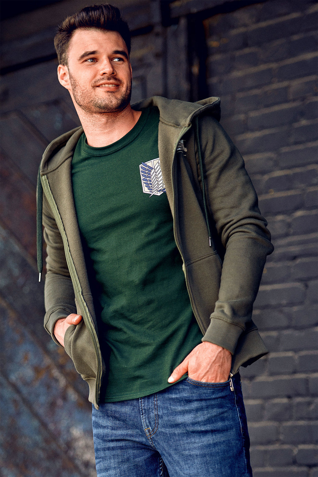 Produktbild Attack on Titan - Survey Corps T-Shirt grün