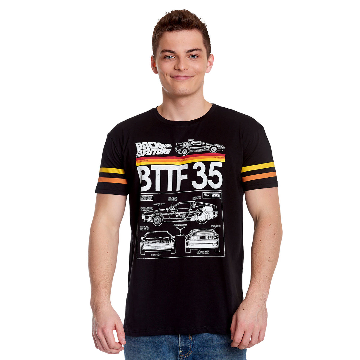 Produktbild Zurück in die Zukunft - BTTF 35 T-Shirt schwarz