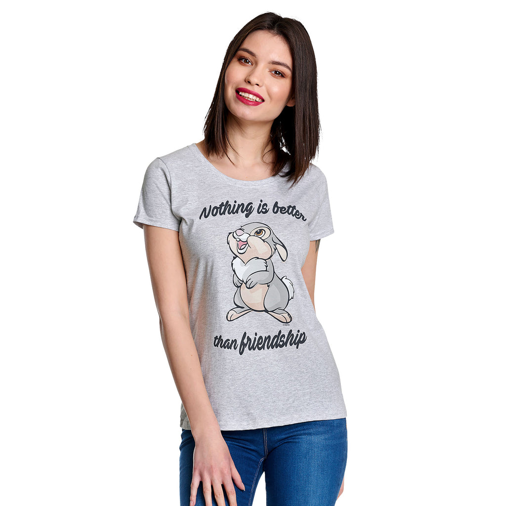 Produktbild Bambi - Klopfer Friendship T-Shirt Damen grau