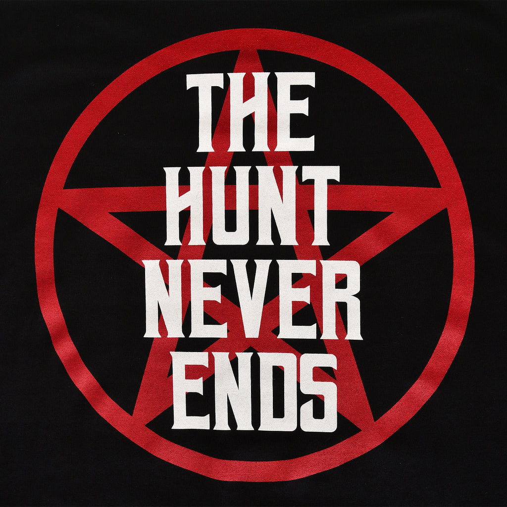 Produktbild The Hunt Never Ends T-Shirt für Supernatural Fans schwarz