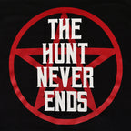 Produktbild The Hunt Never Ends T-Shirt für Supernatural Fans schwarz