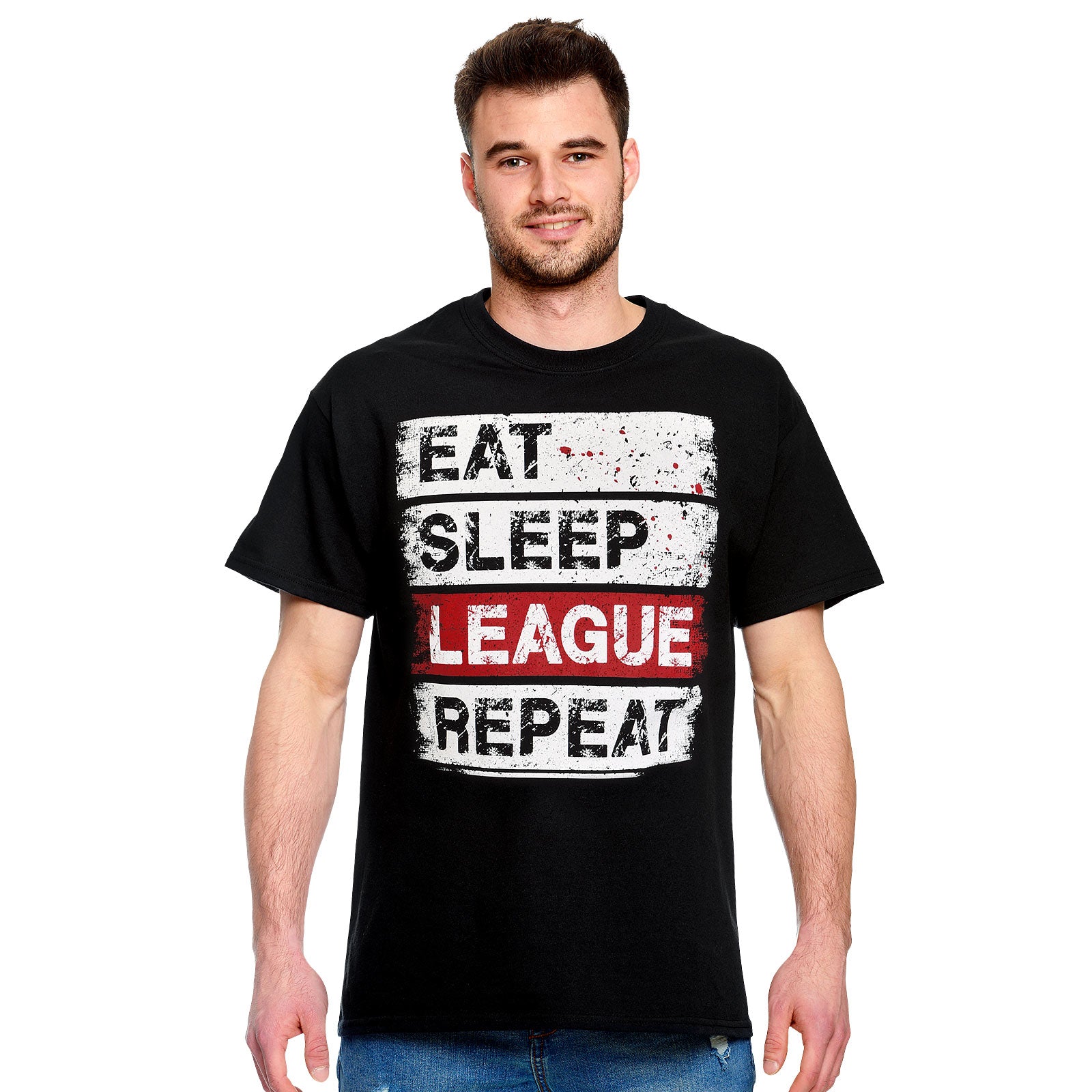 Produktbild Daily Routine T-Shirt für League of Legends Fans schwarz