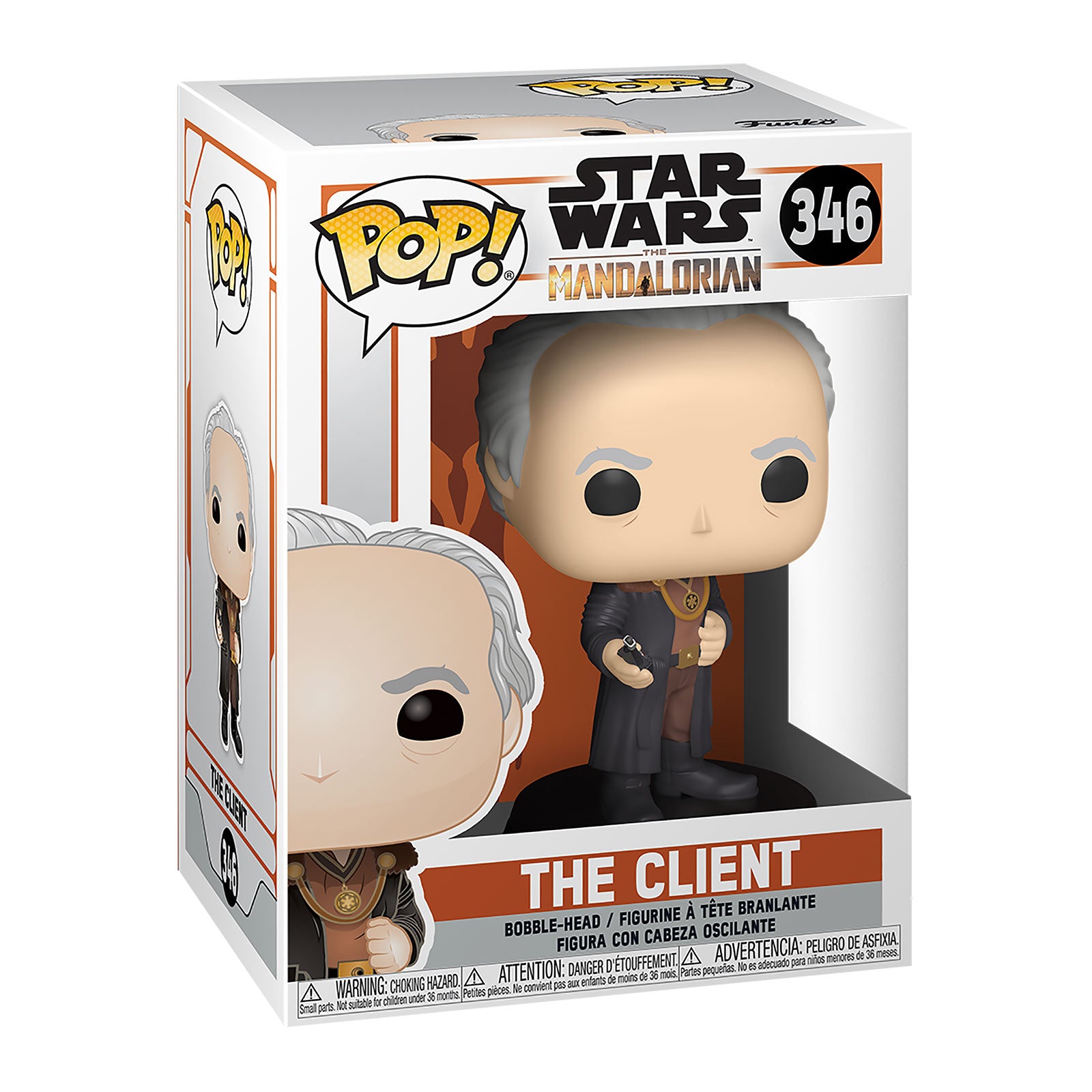 Produktbild The Client Funko Pop Wackelkopf-Figur - Star Wars The Mandalorian