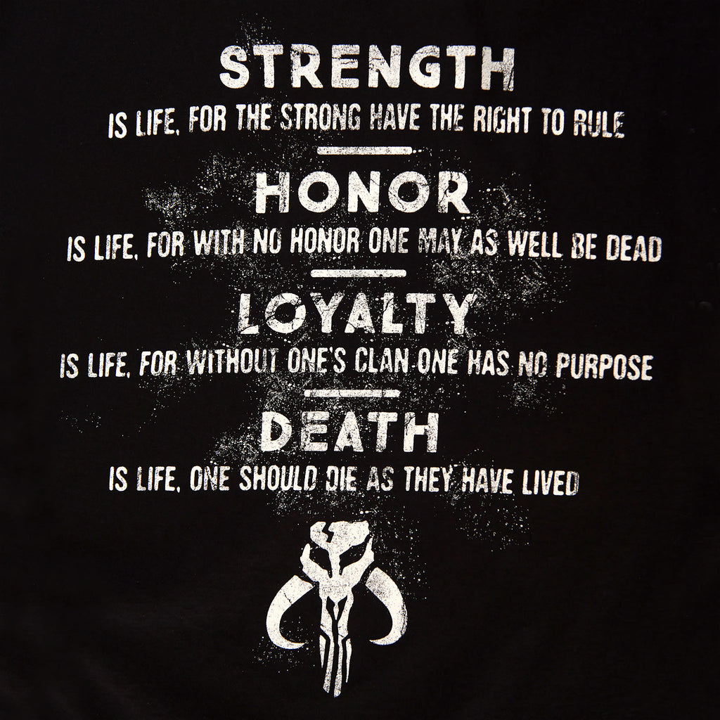 Produktbild Code of Honor T-Shirt schwarz - Star Wars The Mandalorian