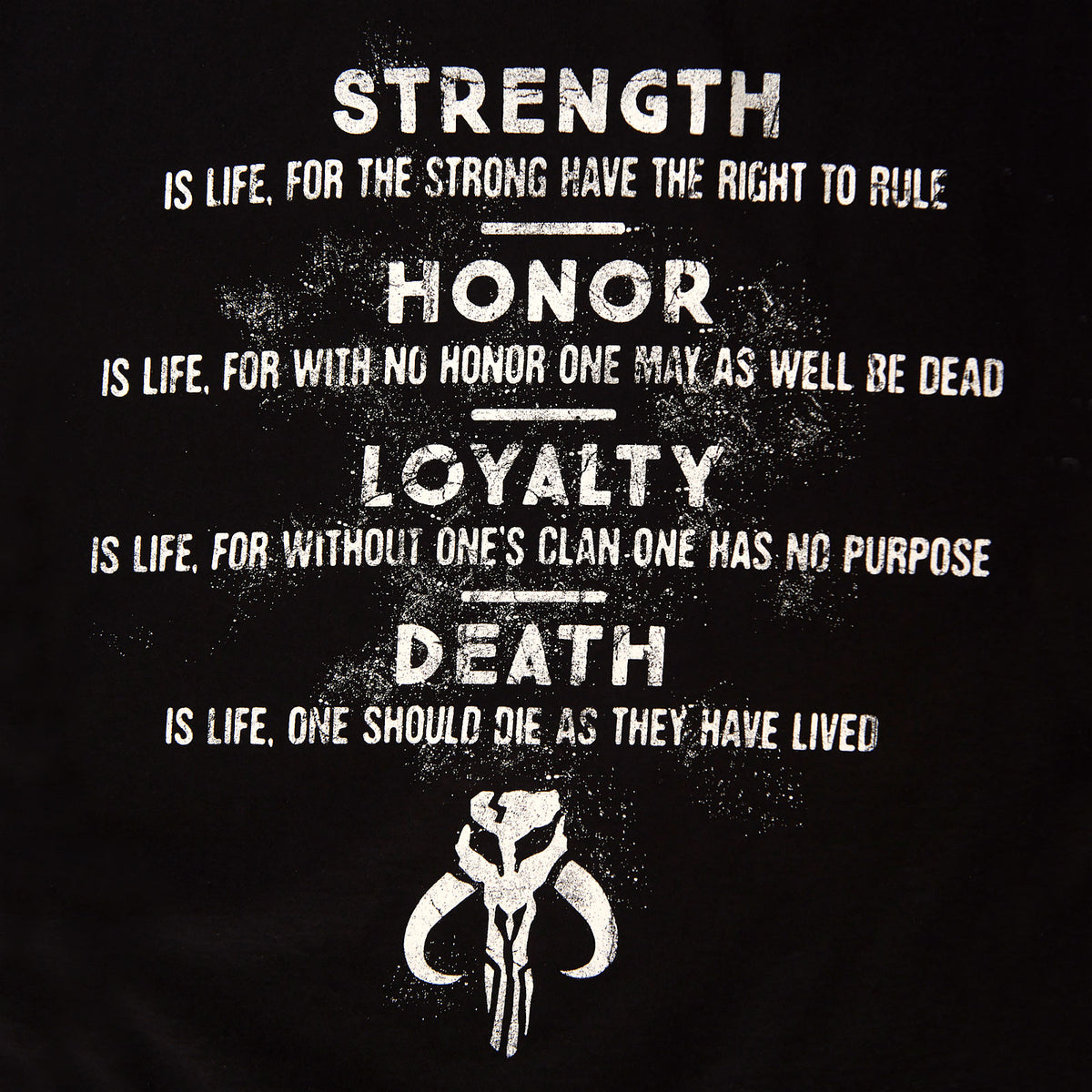 Produktbild Code of Honor T-Shirt schwarz - Star Wars The Mandalorian