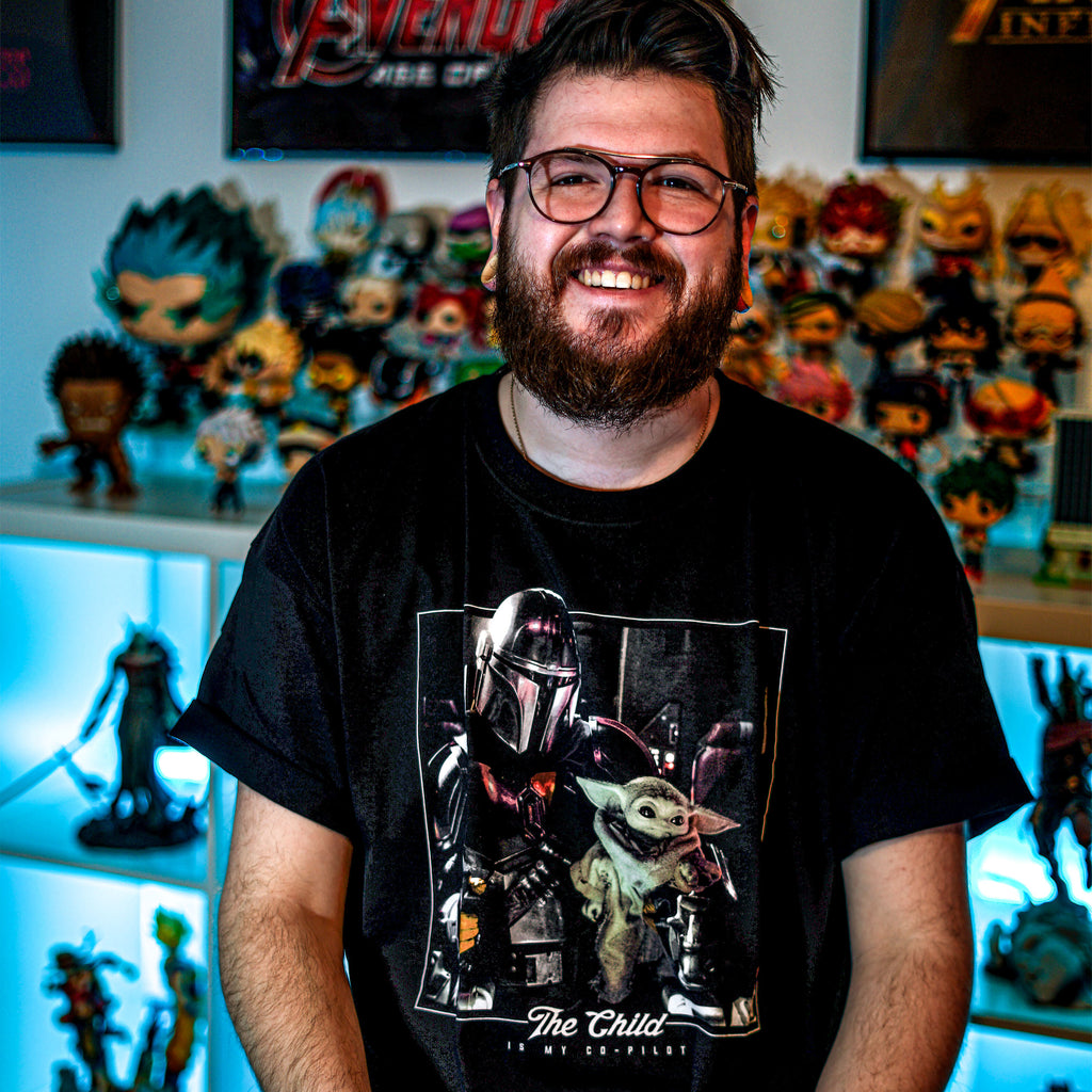 Produktbild The Child is My Co-Pilot T-Shirt schwarz - Star Wars The Mandalorian