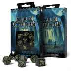 Produktbild Call of Cthulhu Glow in the Dark RPG Würfel Set 7tlg schwarz