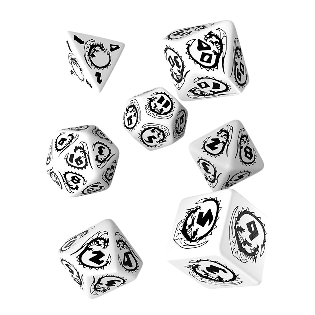 Produktbild Dragons RPG Würfel Set 7tlg weiß