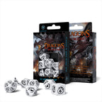 Produktbild Dragons RPG Würfel Set 7tlg weiß