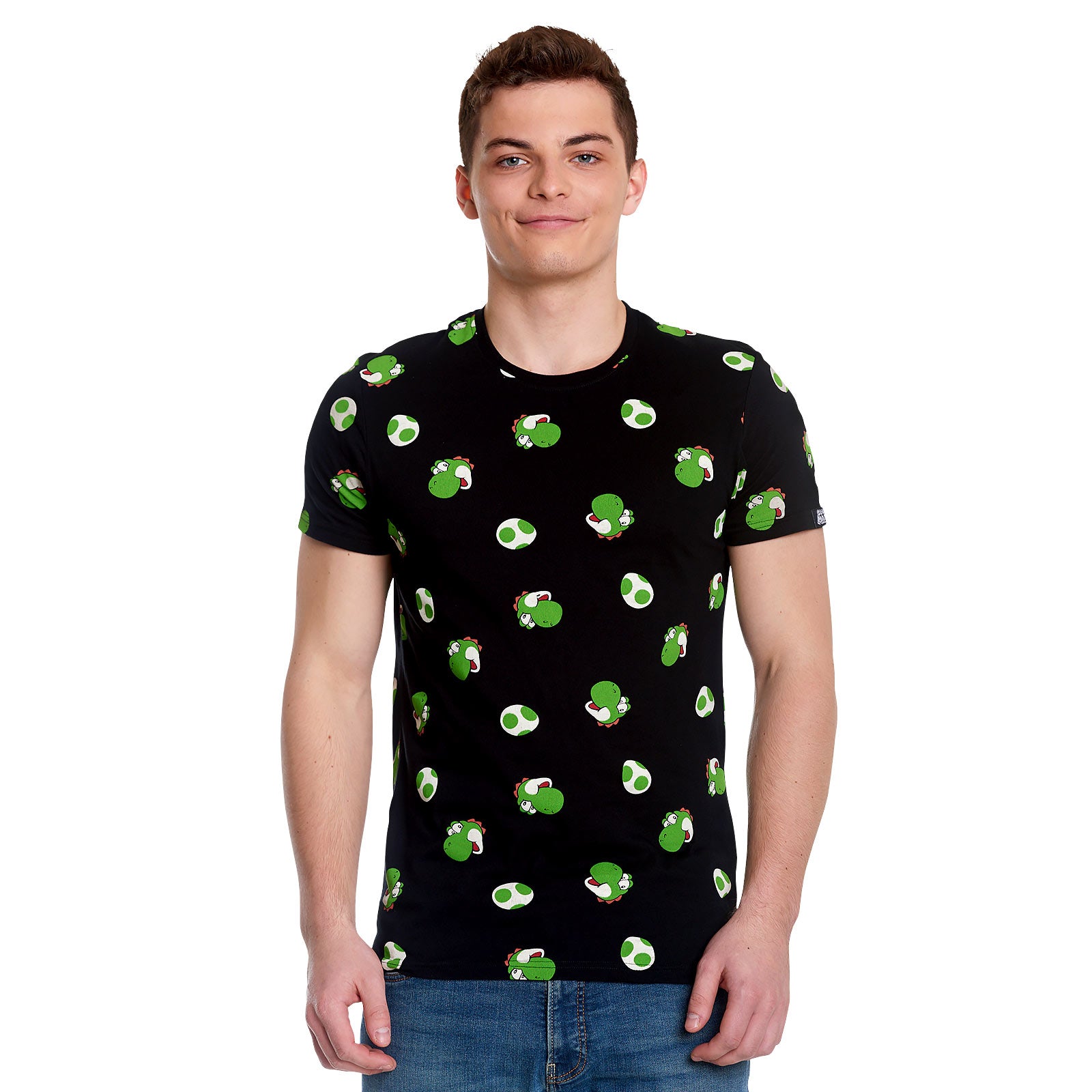 Produktbild Super Mario - Yoshi & Eggs T-Shirt schwarz