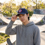 Produktbild Captain America - Shield Logo Mesh Basecap blau