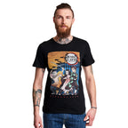 Produktbild Demon Slayer - Character Poster T-Shirt schwarz