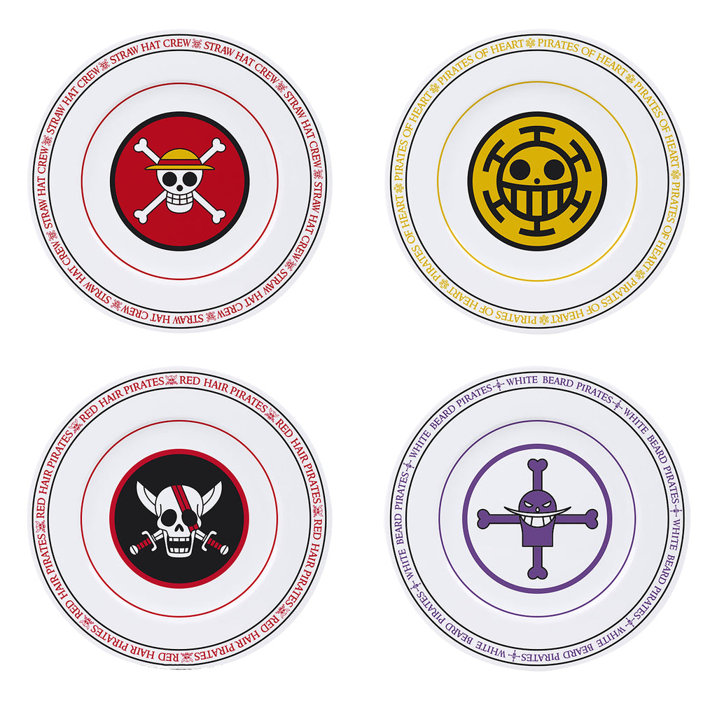 One Piece - Piratenbanden Logos Tellerset