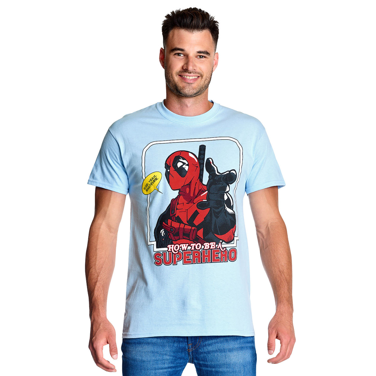 Produktbild Deadpool - How to Be a Superhero T-Shirt blau