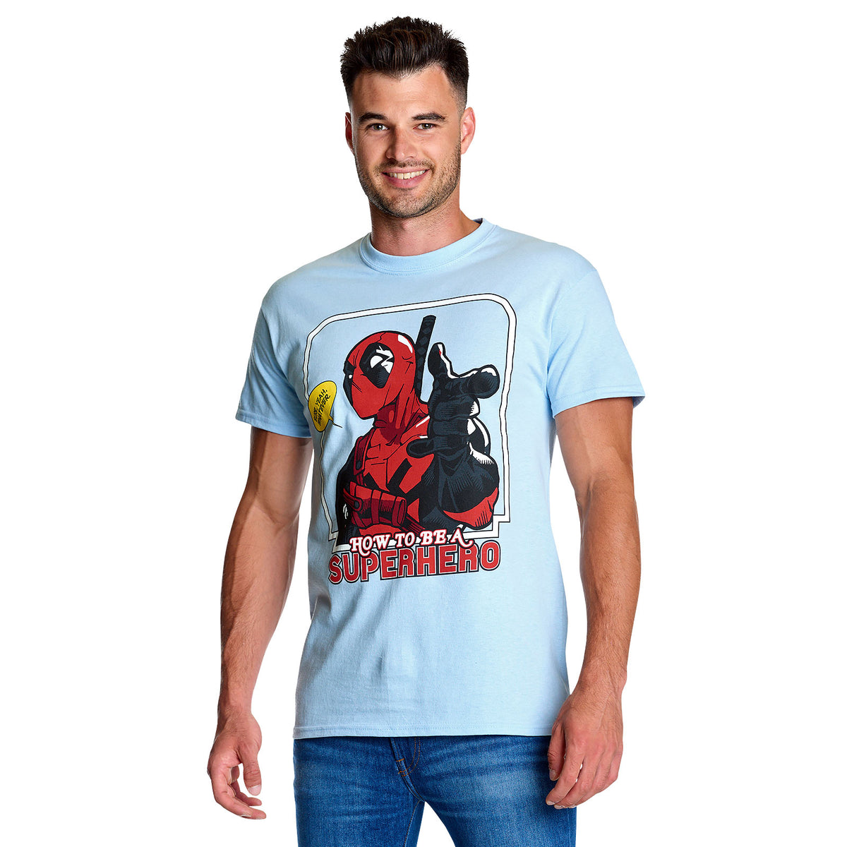 Produktbild Deadpool - How to Be a Superhero T-Shirt blau